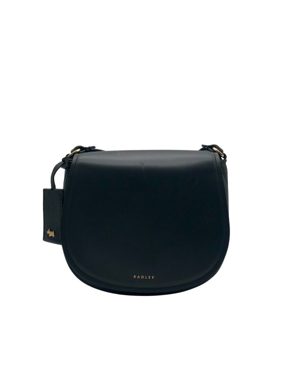 Radley London Black Leather Liverpool Gardens Crossbody Bag